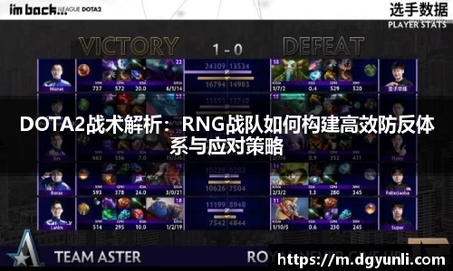 DOTA2战术解析：RNG战队如何构建高效防反体系与应对策略