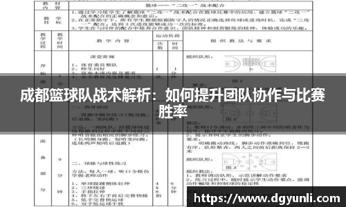 成都篮球队战术解析：如何提升团队协作与比赛胜率