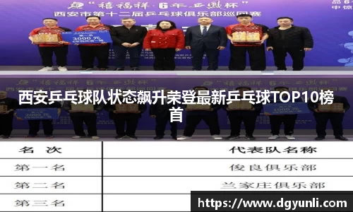 西安乒乓球队状态飙升荣登最新乒乓球TOP10榜首